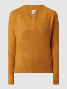 Pomarańczowy sweter Ichi z wełny w stylu casual