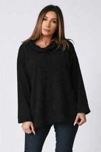 Czarny sweter Plus Size Company w stylu casual