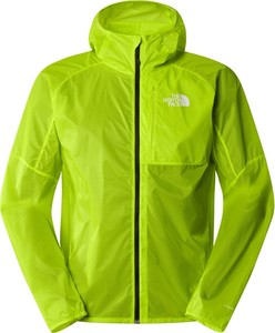 Zielona kurtka The North Face krótka w młodzieżowym stylu