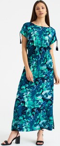 Sukienka Greenpoint maxi w stylu boho z krótkim rękawem
