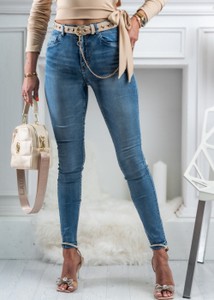 Moda Jeansy Dopasowane jeansy Hollister Dopasowane jeansy niebieski W stylu casual 