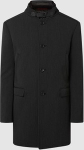 Czarny płaszcz męski Cinque z wełny
