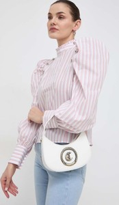 Różowa bluzka Custommade z golfem z długim rękawem