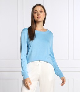 Moda Swetry Kaszmirowe swetry sasa Kaszmirowy sweter jasnoszary-niebieski Melan\u017cowy W stylu casual 