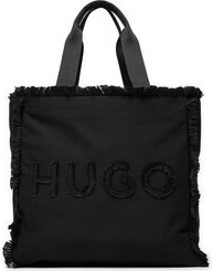 Czarna torebka Hugo Boss matowa duża