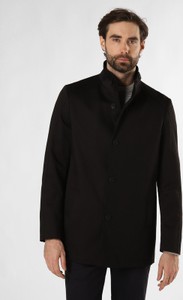Czarny płaszcz męski Cinque