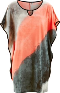 Bluzka bonprix z krótkim rękawem z okrągłym dekoltem w stylu casual