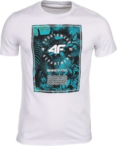 T-shirt 4F z krótkim rękawem z nadrukiem