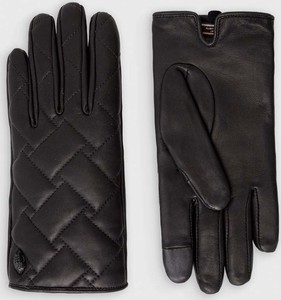 Czarne rękawiczki Kurt Geiger