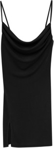 Czarna sukienka Pull&Bear w stylu casual na ramiączkach