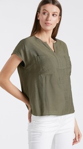 Zielona bluzka Monnari z krótkim rękawem