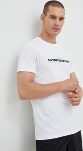 T-shirt 4F z nadrukiem w sportowym stylu z krótkim rękawem