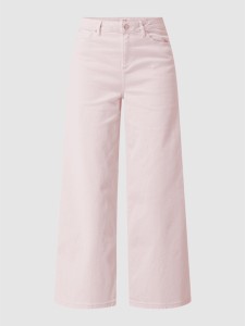 Różowe spodnie Q/s Designed By - S.oliver z bawełny