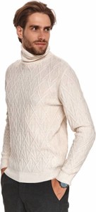 Sweter Top Secret z wełny w stylu casual