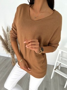 Zara Trafaluc Sweter oversize bia\u0142y-jasnoszary Na ca\u0142ej powierzchni Moda Swetry Swetry oversize 