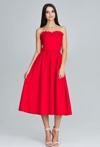 Czerwona sukienka Figl bez rękawów