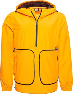 Pomarańczowa kurtka Superdry krótka w stylu casual