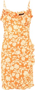 Pomarańczowa sukienka Trendyol w stylu casual mini