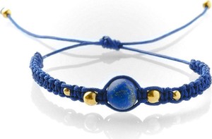 Lapis lazuli bransoletka makrama Trimakasi