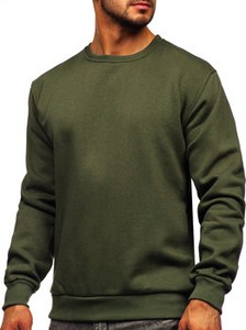 Zielona bluza Denley w stylu casual z bawełny