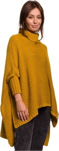 Żółty sweter Be Knit w stylu casual