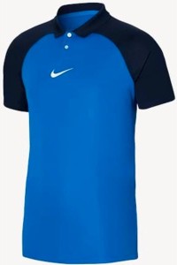 Niebieska koszulka polo Nike z krótkim rękawem w sportowym stylu