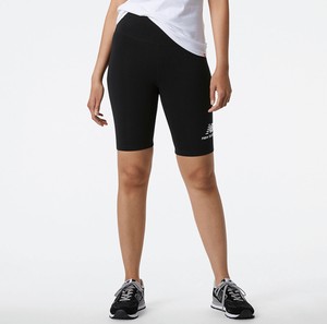 Bluzka New Balance z okrągłym dekoltem w sportowym stylu z krótkim rękawem