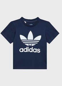 Granatowa koszulka dziecięca Adidas
