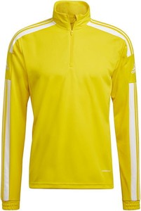 Żółta bluza Adidas z tkaniny w sportowym stylu