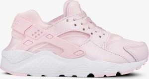 Różowe buty sportowe Nike z płaską podeszwą huarache