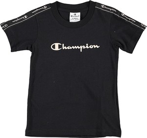 Czarna koszulka dziecięca Champion dla chłopców