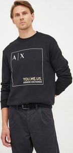 Bluza Armani Exchange z bawełny w młodzieżowym stylu z nadrukiem