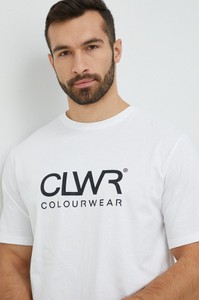 T-shirt Colourwear z bawełny w młodzieżowym stylu z nadrukiem