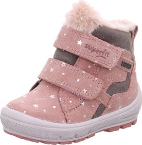 Buty dziecięce zimowe Superfit dla dziewczynek na rzepy