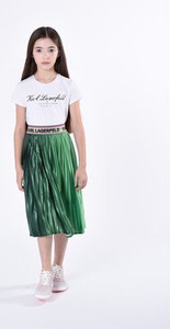 Zielona spódniczka dziewczęca Karl Lagerfeld