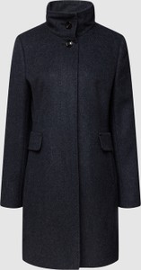 Granatowy płaszcz Gil Bret z wełny bez kaptura w stylu casual