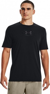 Czarny t-shirt Under Armour z bawełny w sportowym stylu