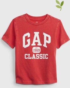 Czerwona koszulka dziecięca Gap