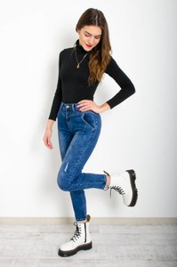 Jeansy Olika w stylu casual z jeansu