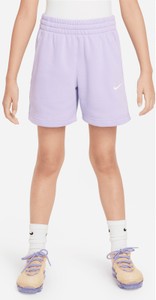 Fioletowe spodenki dziecięce Nike