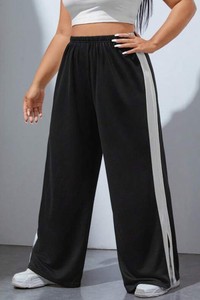 Czarne spodnie IVET z tkaniny