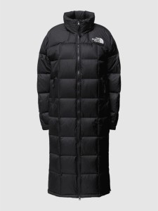 Czarny płaszcz The North Face z kapturem w sportowym stylu