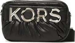 Czarna torebka Michael Kors w młodzieżowym stylu na ramię matowa