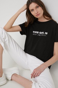 T-shirt Answear Lab z krótkim rękawem w młodzieżowym stylu