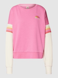 Różowa bluza Rip Curl bez kaptura krótka