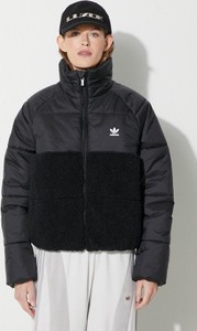 Czarna kurtka Adidas Originals z tkaniny w sportowym stylu