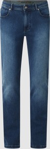 Niebieskie jeansy Christian Berg w street stylu z bawełny