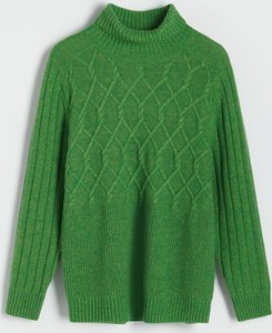Sweter Reserved z golfem z wełny