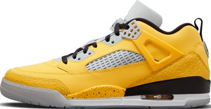 Żółte buty sportowe Jordan sznurowane