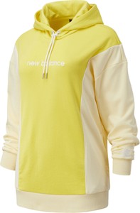 Żółta bluza New Balance w sportowym stylu z tkaniny